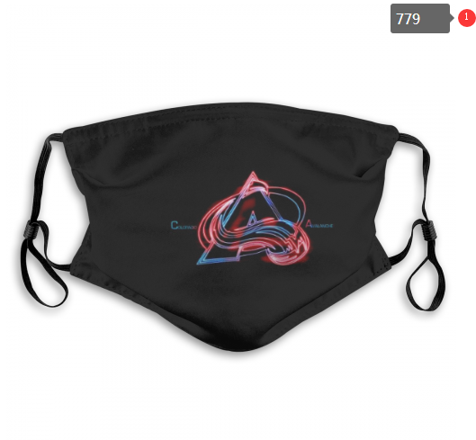 NHL Colorado Avalanche #8 Dust mask with filter